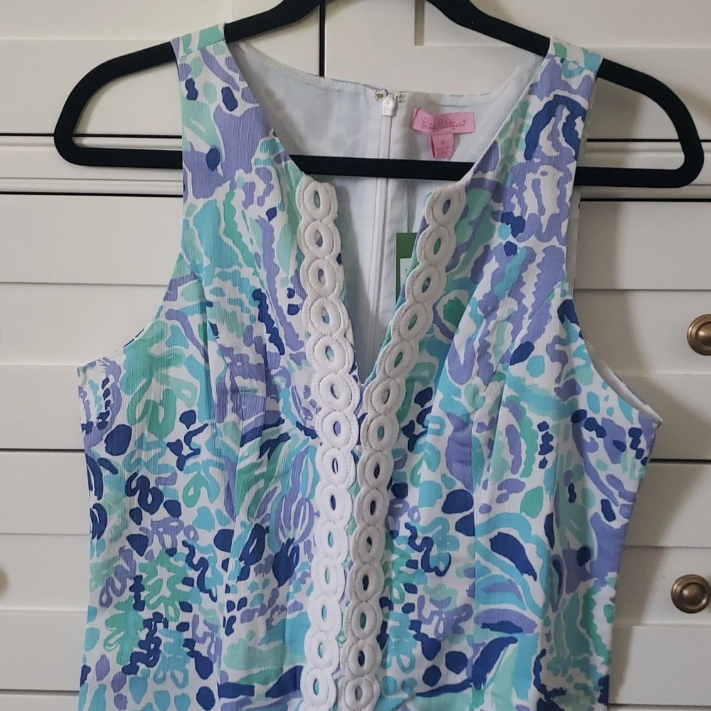 Lilly Pulitzer Ryder Shift Lilly's Lilac size 8 - Picture 3 of 4